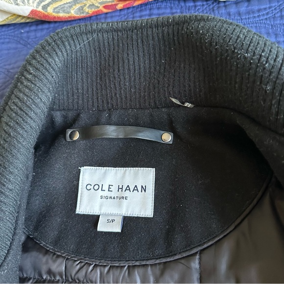 Cole Haan Men's Black Wool Field Jacket - Picture 16 of 16